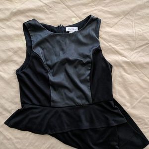 Sleeveless peplum dress